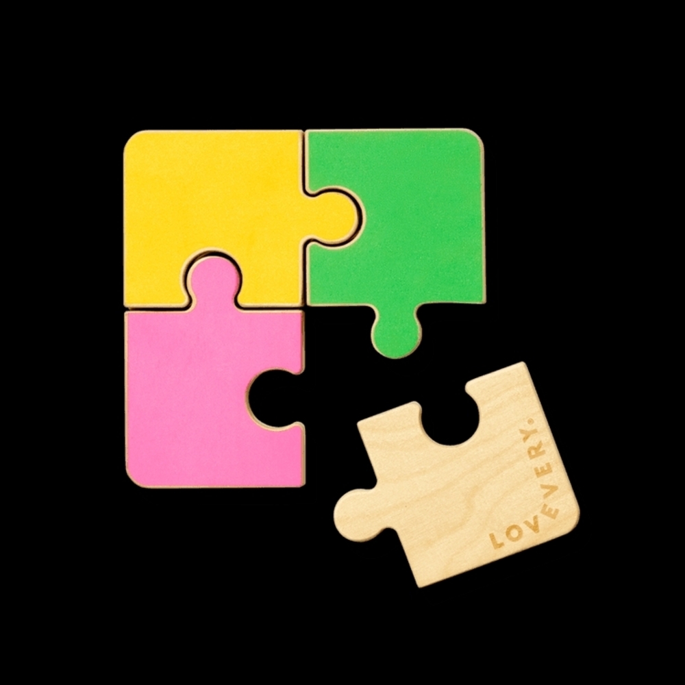 Lovevery Chunky Wooden Jigsaw Puzzle